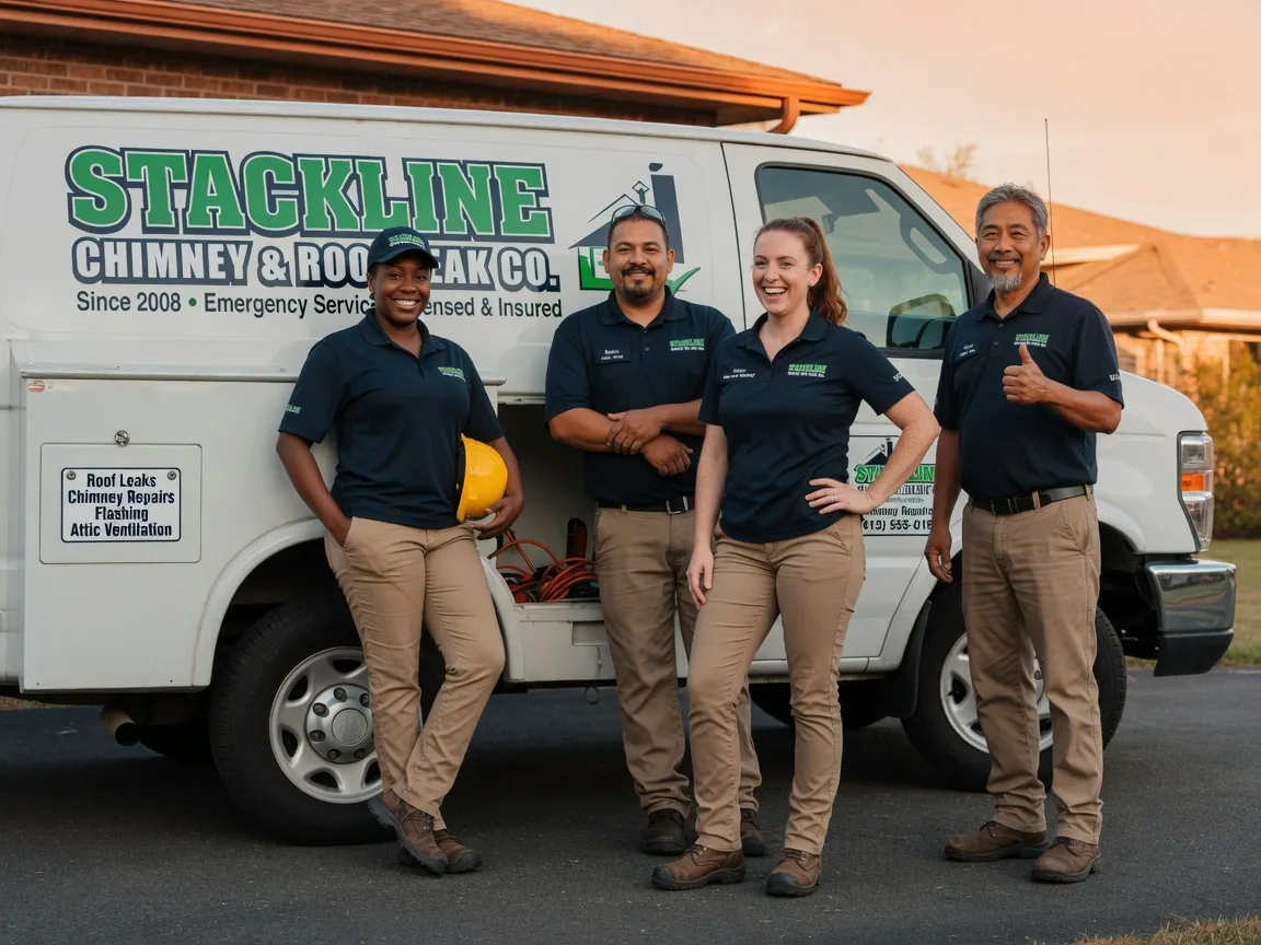 Chimney flashing repair company in Aubrey, AR